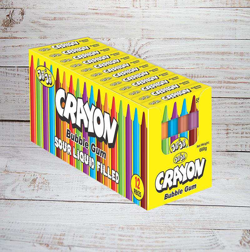 Crayons Bubble Gum